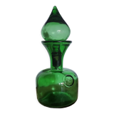 Green glass bottle
