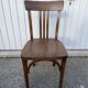 Curved wooden bistro chair Luterma 1950