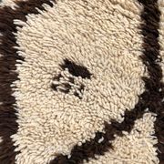 Tapis berbère Beni Ouarain vintage en laine 85x170 cm