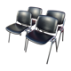 4 chairs Giancarlo Piretti for Castelli