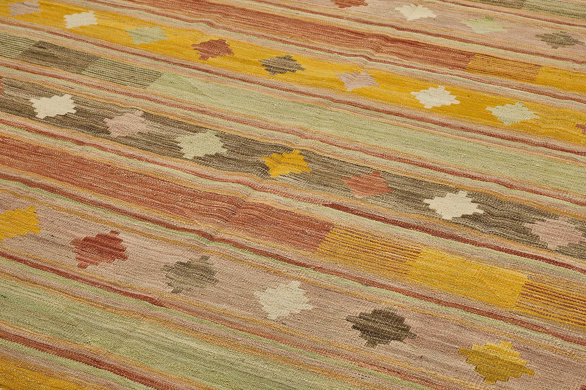 Contemporary Tribal Decorative Kilim 272 cm x 357 cm
