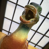 Glazed ceramic duck jug – St Clément – France