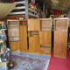 Meuble modulable de bureau ou de salon plaqué chêne des années 1960