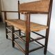 Banc en paille