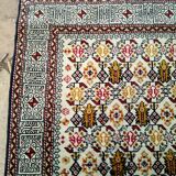 Ancient oriental carpet handmade 135 x 81cm