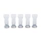Set of five glasses, Italian design, 1970s, made in Italy