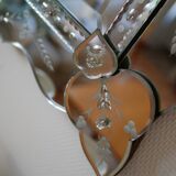 Venetian mirror beveled 87x 65cm, 50 years