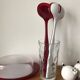Bicoloured salad cutlery by Guzzini. Italy