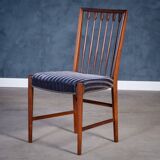 Vintage Dining Chairs in Rosewood, Denmark, 1950s, Set of 10
