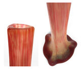 Daum marbled glass soliflore vase