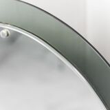 Miroir mural rond en verre 1970
