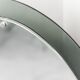 Miroir mural rond en verre 1970