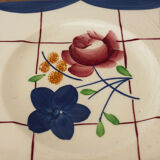 Vintage rare small dessert plate Gien La Baule