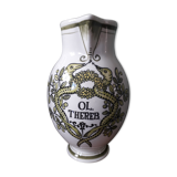 Vase vintage avec décoration pot d'herboriste