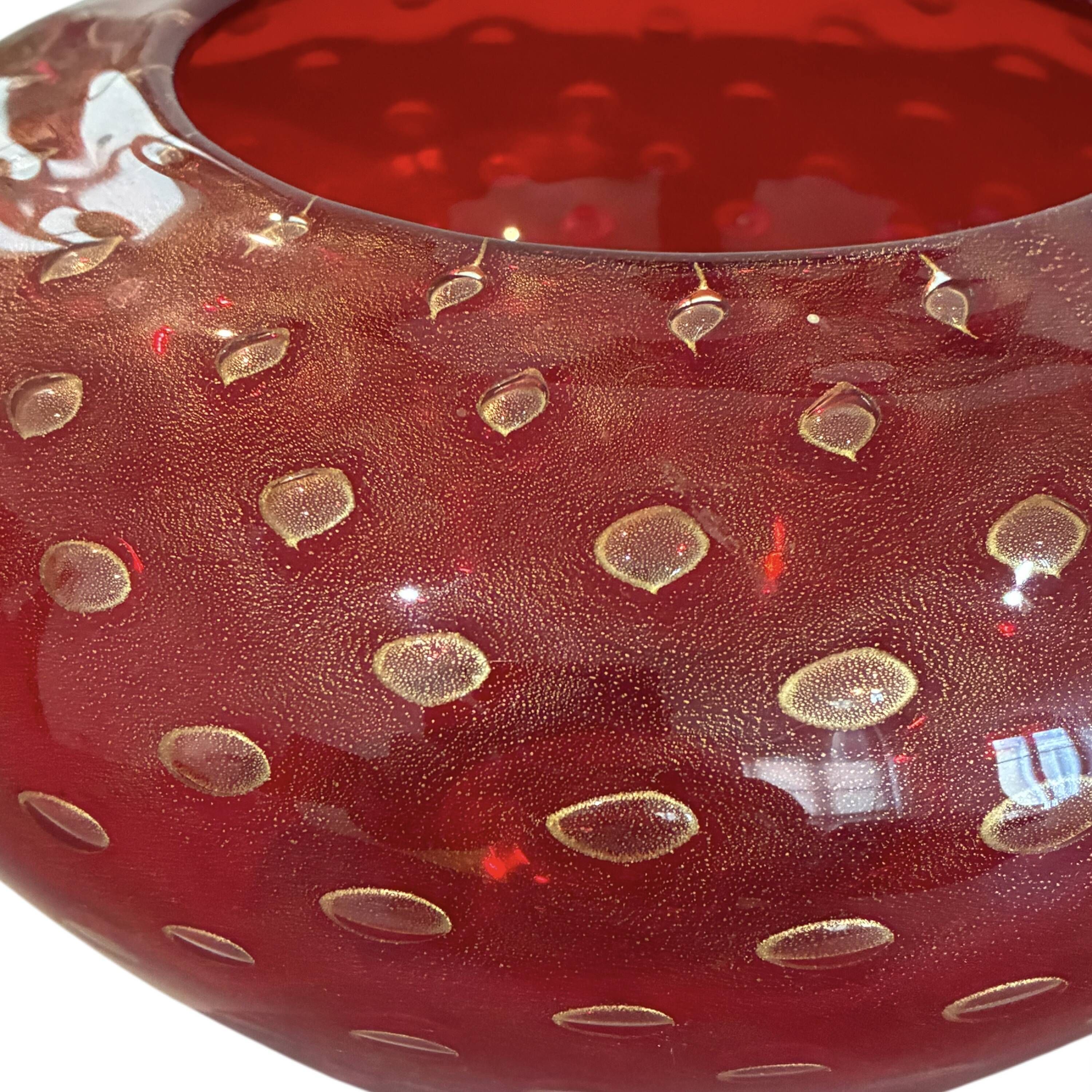 Alfredo barbini (1912-2007), murano, vase en verre, vers 1970