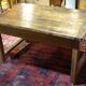 Nineteenth century farmhouse table in natural oak wood 140 x 90 cm