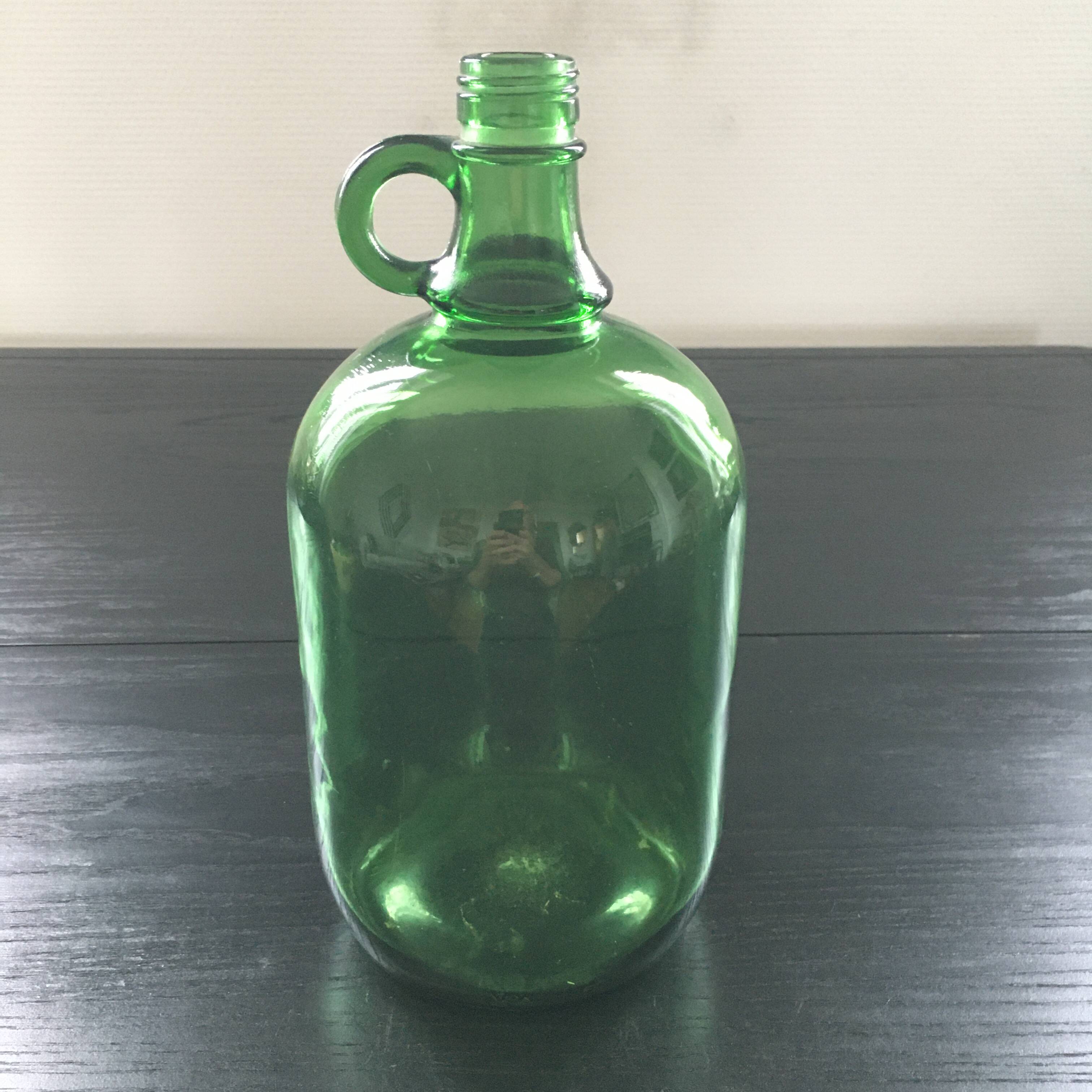 Olive green demijohn