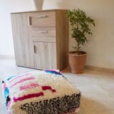 Pouf tapis marocain azilal