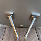 Sculptural table Traccia Merret Oppenheim silver edition Cassina