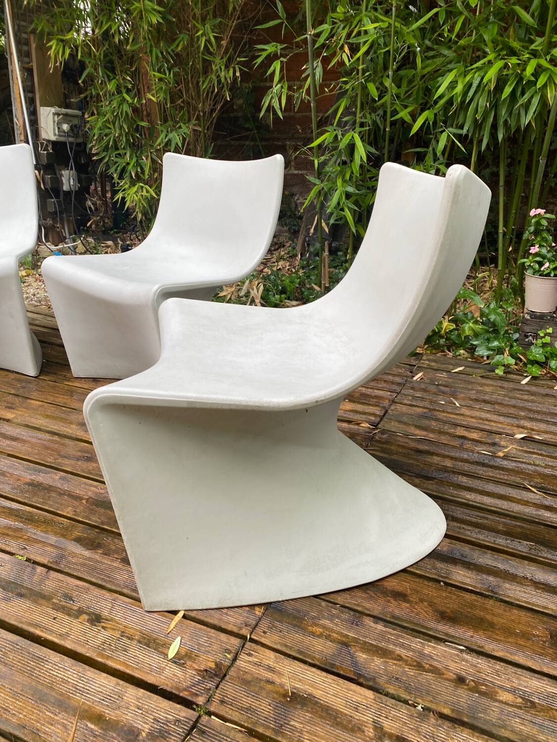 3 Space armchairs by Pinaffo and Scagnellato