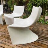 3 Space armchairs by Pinaffo and Scagnellato