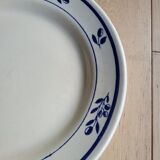 Flat plate floral pattern
