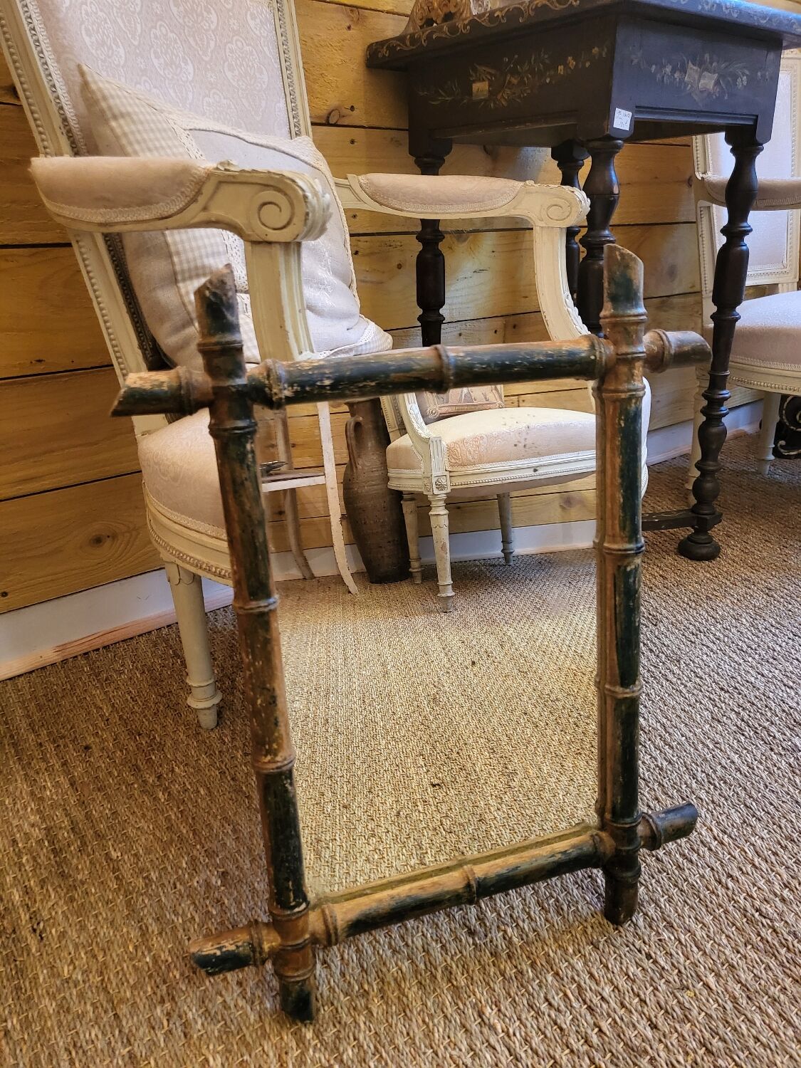 Bamboo mirror 43x54cm