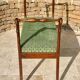 Empire Style Mahogany Swan Neck Bench