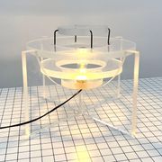 Lampe / Sculpture Italienne en Plexiglas, 1980
