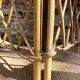 Vintage 4-sided rattan screen