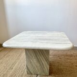 Square coffee table in Italian marble