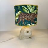 Scarnicci Travertine Table Lamp, 1970s