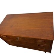 Vintage teak chest of drawers / mid-century wardrobe