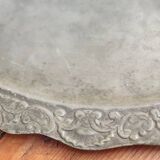 Old pewter dish