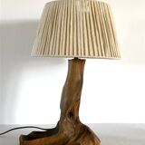 Vintage lamp in wood 70s