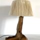 Vintage lamp in wood 70s