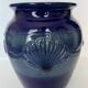 Vase en céramique bleu