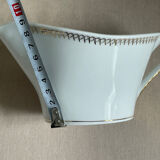 Limoges sauce boat, gilded porcelain – 1950s 60s – mid-century chic