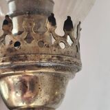 2-light wall light in brass and glass tulips