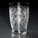 Baccarat crystal cup Model Rohan Art Deco style.