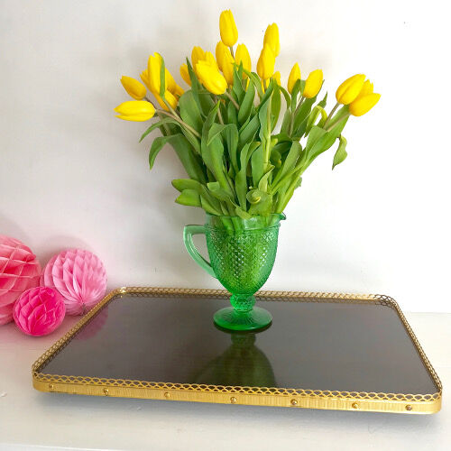 Old lacquered serving tray