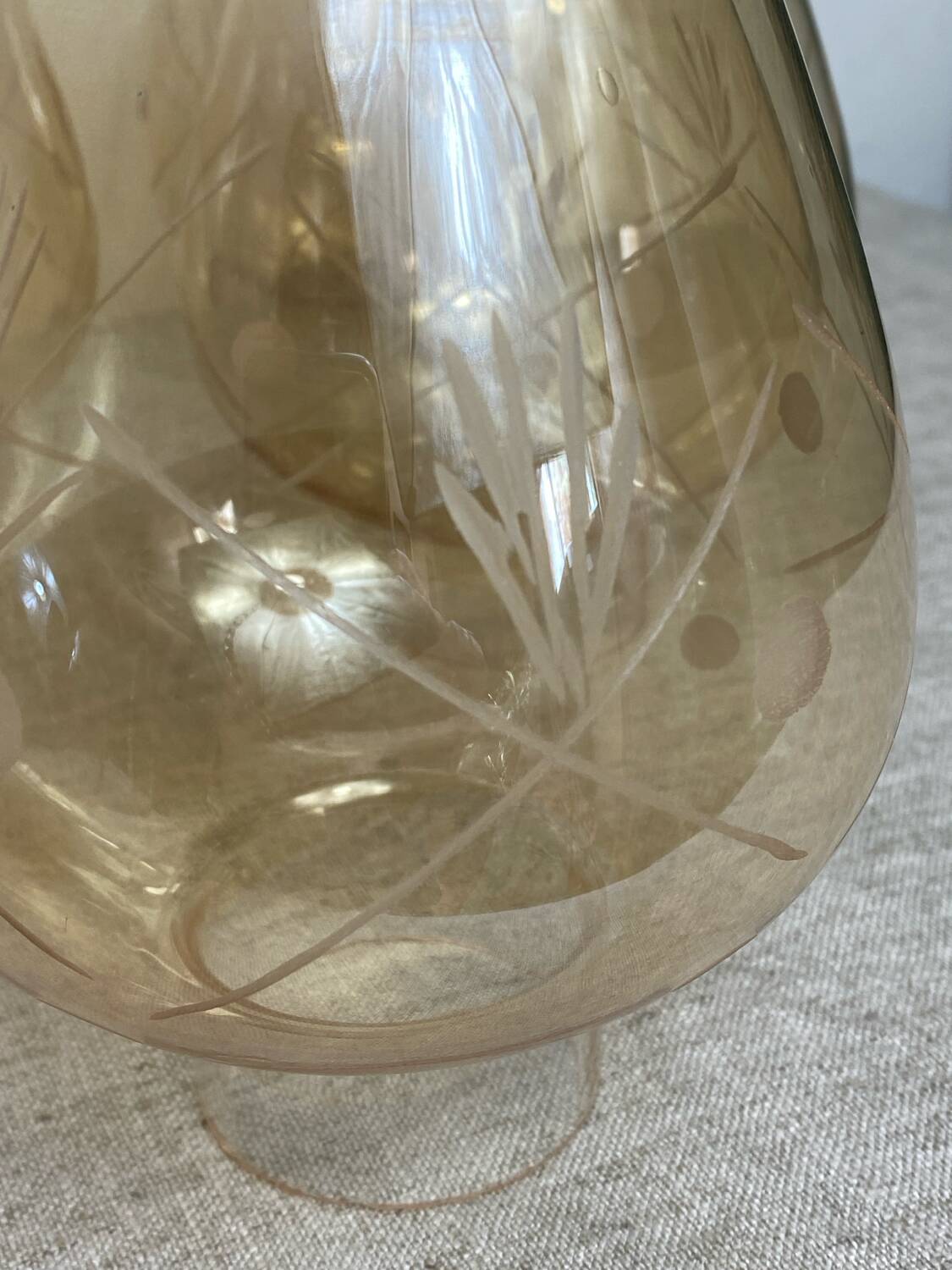 Smoked glass globes