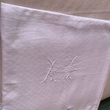 Monogrammed tablecloth aj