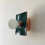Applique murale en céramique Globe Tile - Carré Coco - Green