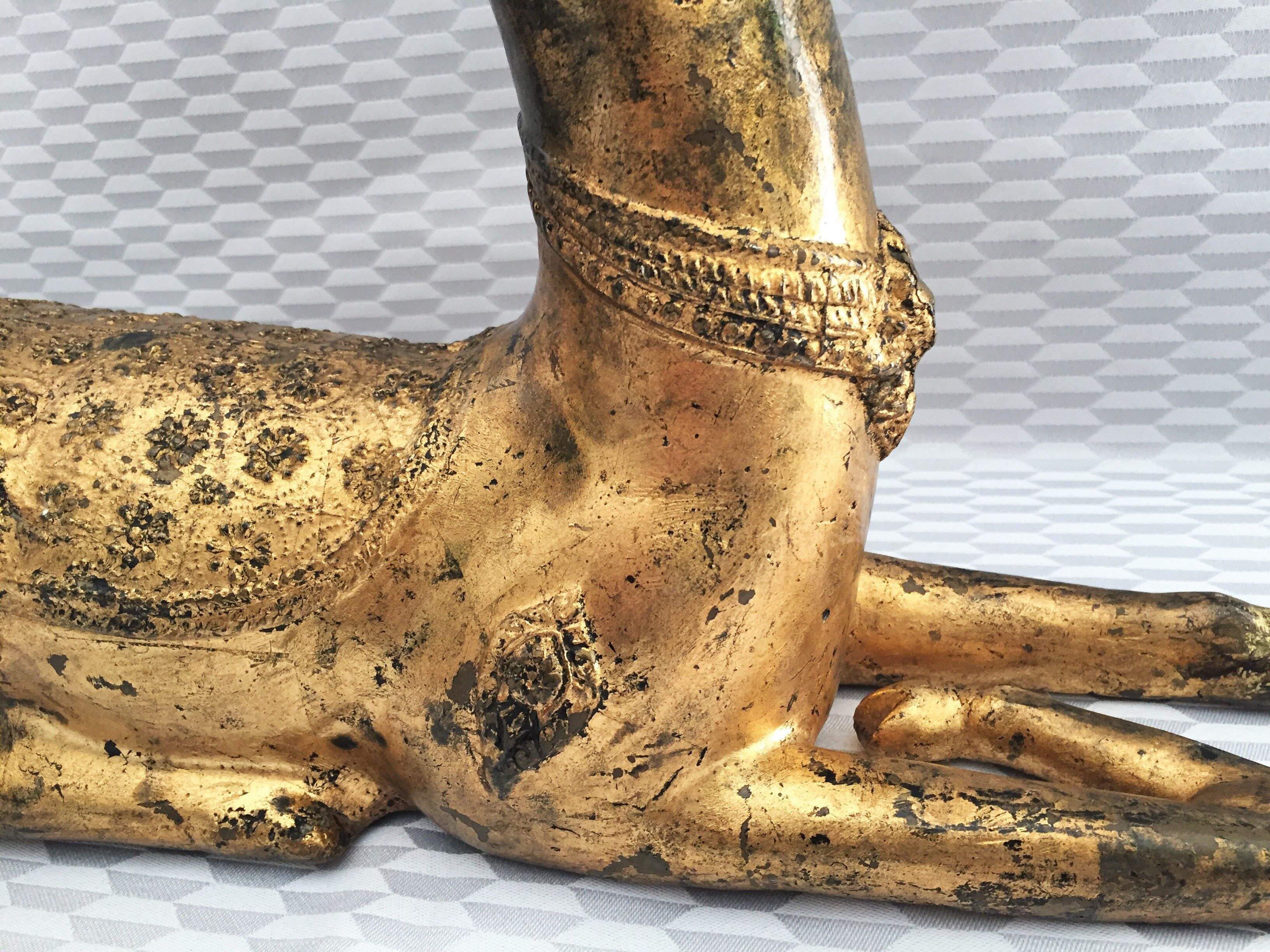 Sculpture deer ratanakosin bronze thai siam