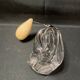 Old bottle perfume vaporizer in crystal and chrome pear XXth