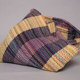 Khadi blanket, hand-woven in recycled wool by Storie