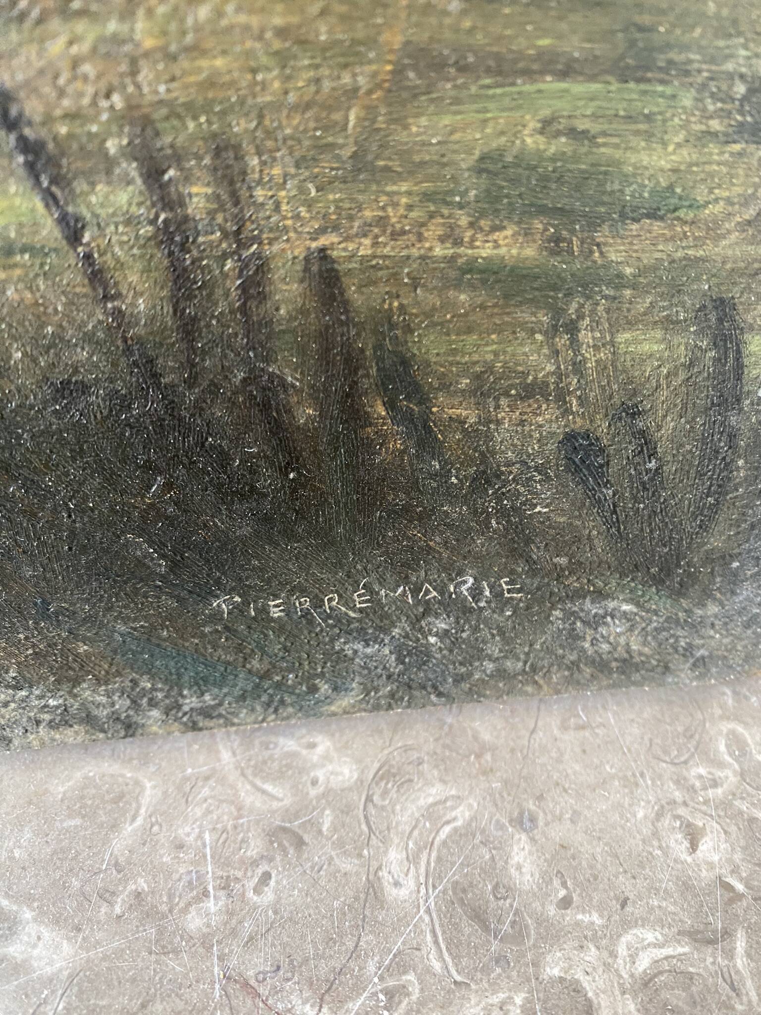 Landscape of the Fontainebleau forest