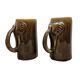 Vintage Thai Celadon Mugs Elephant, from the 60s
