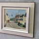 Ove Olson ( 1903-1975 ), Swedish Modern Painting, 1972, Oil on Cardboard